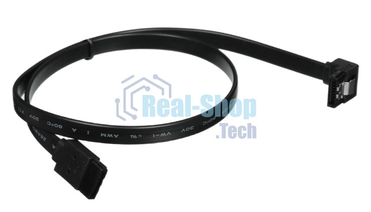 Кабель SATA (M)-SATA (M) 0.5M 00-00035631 черный GoPower