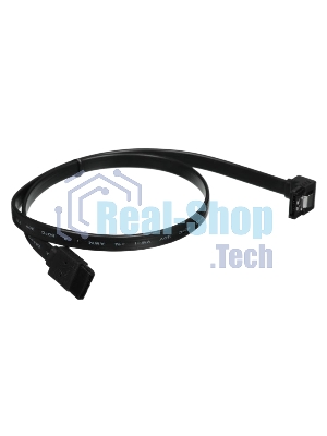 Кабель SATA (M)-SATA (M) 0.5M 00-00035631 черный GoPower