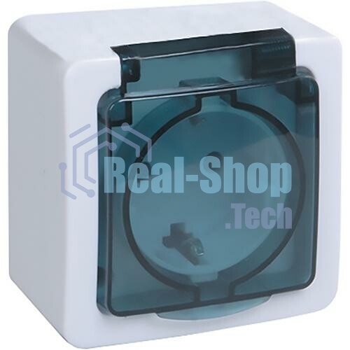 Розетка IEK ERMP12-K03-16-54-EC РСб20-3-ГПБд роз 1м с з/к о/у IP54 (цвет крышки:дымчатый) ГЕРМЕС PLUS