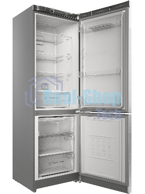 Холодильник Indesit ITS 4180 XB нержавеющая сталь двухкамерный 220/78 л морозилка снизу, No Frost