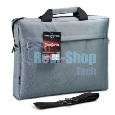 Сумка для ноутбука ExeGate EX205136RUS Start S15 Grey, серая, полиэстер, для ноутбуков до 15.6