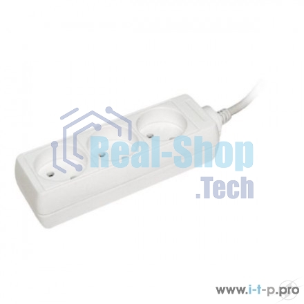 Удлинитель Iek WYP10-06-03-05-N У3 3 места 2Р/5метров 2х0.75 мм2 10А/250 IEK