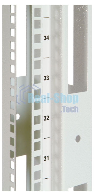 Стойка двухрамная ЦМО СТК-24.2 24U 620 мм X 800 мм направл. закл. гайки 250 кг серый