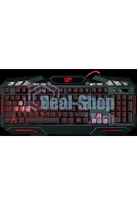 Клавиатура проводная Defender Doom Keeper GK-100DL RU, USB, черный