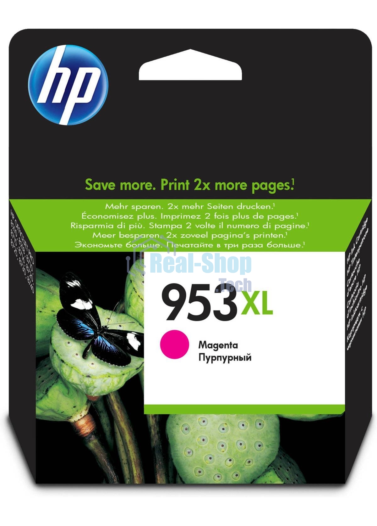 Картридж струйный HP 953XL F6U17AE пурпурный для HP OJP 8710/8715/8720/8730/8210/8725 (1600 стр.)