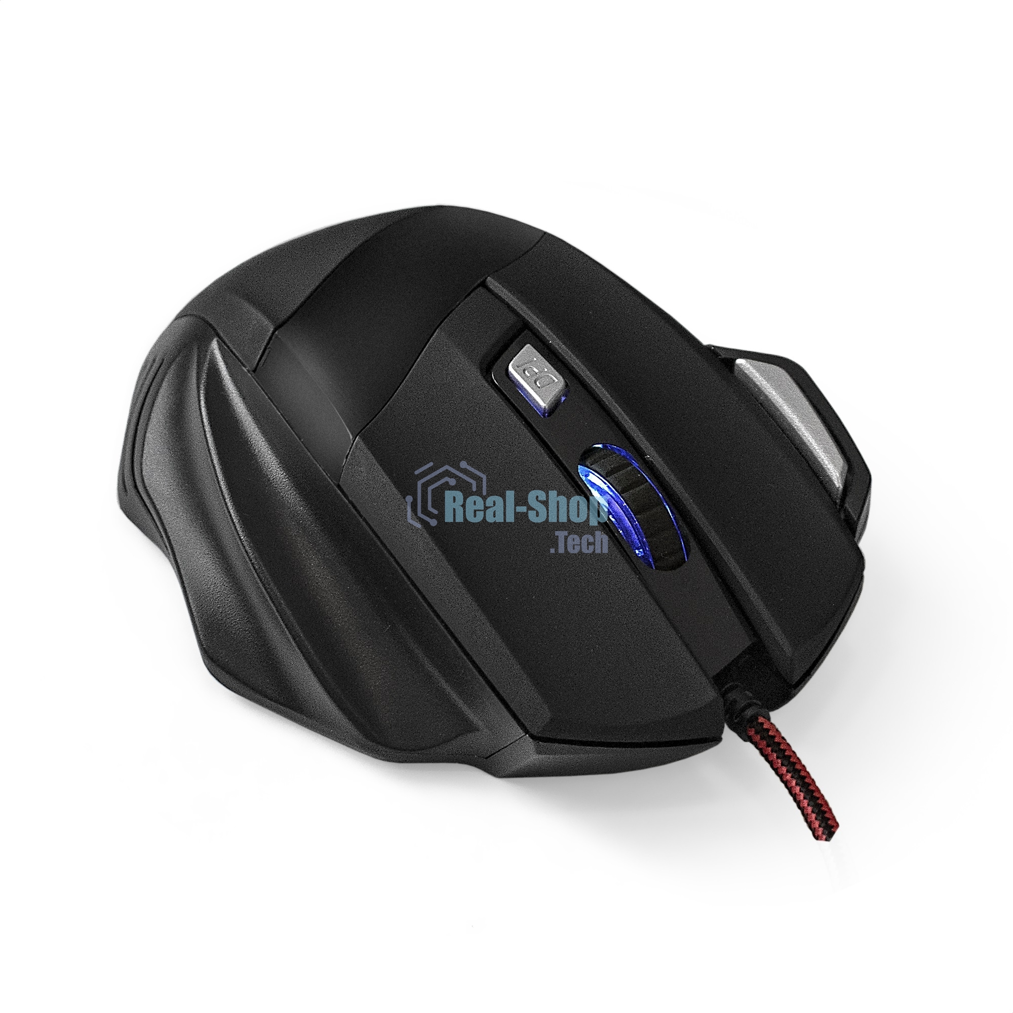 Мышь проводная ExeGate Gaming Standard Laser GML-793 черный, 3200 dpi, USB, кнопки - 7