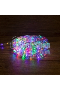 Дюралайт Neon-night LED, фиксинг (2W), 24 LED/м, мультиколор (RYGb), 25 м