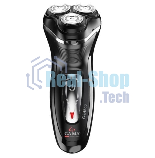 Электробритва GA.MA GSH860 (GM0601)Система Double Track – двойные кольца лезвий для гладкого бритья, Головка с тремя плавающими лезвиями, Точное и аккуратное бритье, База для зарядки, До 50 минут непрерывной работы, Время зарядки 8 часов, Выдвижной тримме