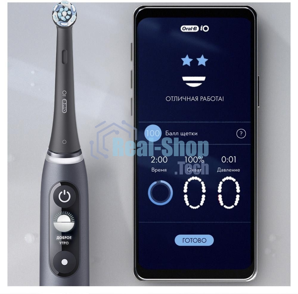 Зубная щетка электрическая Oral-B iO Series 7 Onyx черный