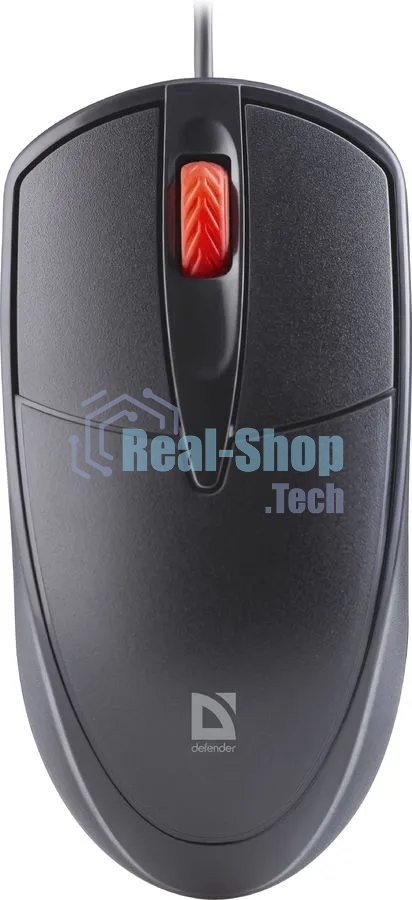 Мышь проводная Defender Icon MB-057 черный, 1000 dpi, USB, кнопки - 3