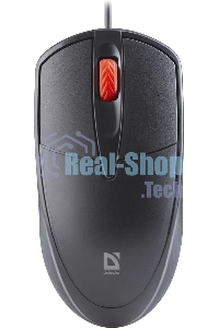 Мышь проводная Defender Icon MB-057 черный, 1000 dpi, USB, кнопки - 3