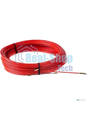 Протяжка кабельная Rexant (мини УЗК в бухте), стеклопруток, d=3,5 мм 100 м красная SDS