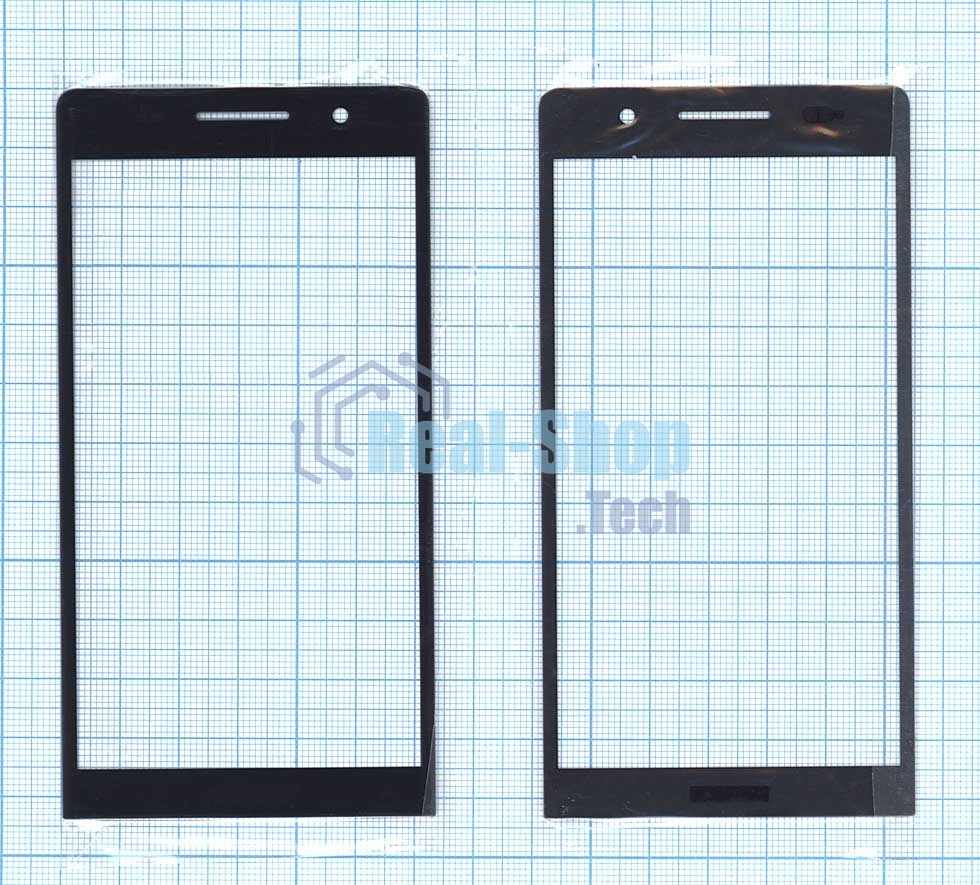 Стекло для Huawei Ascend P6 черное