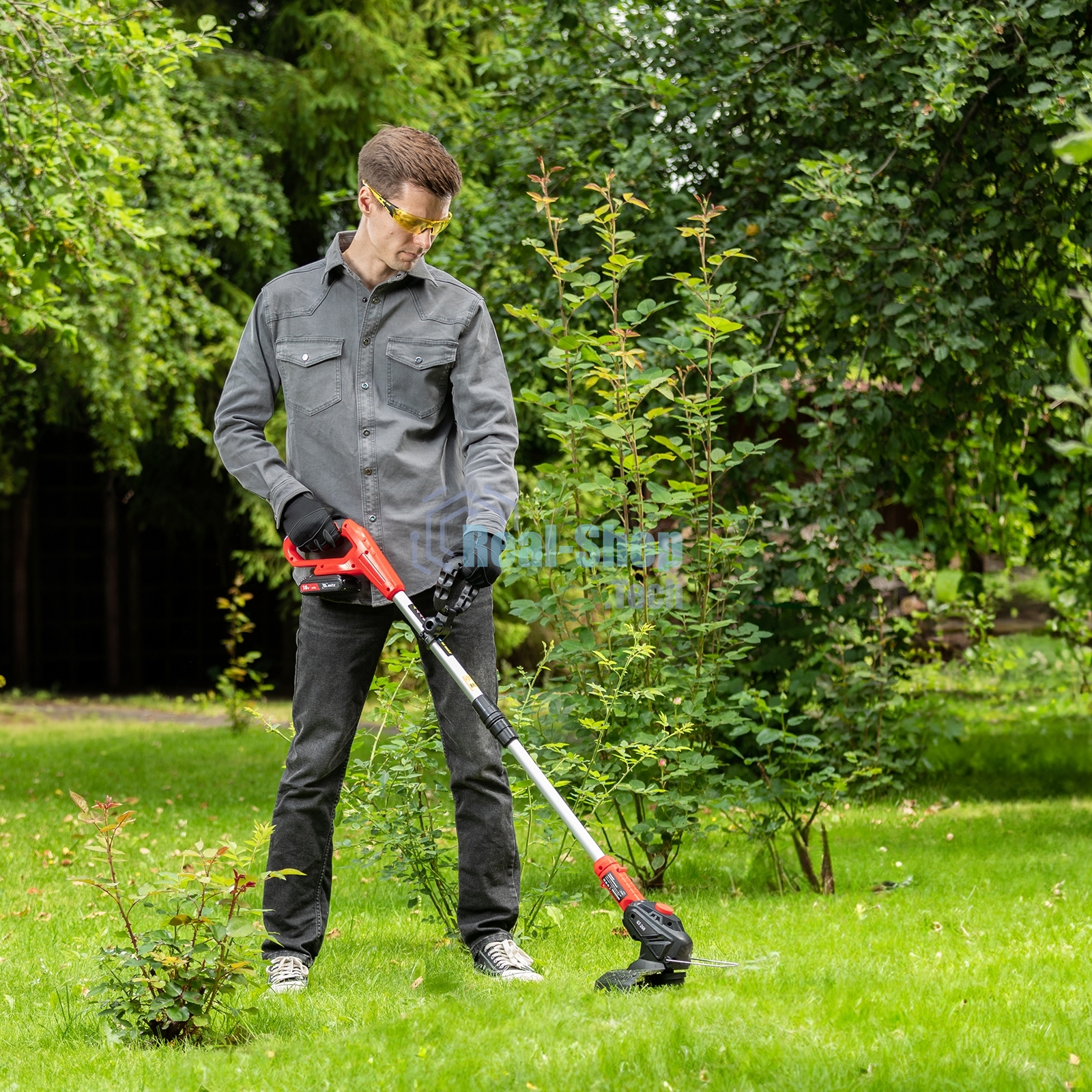 Триммер аккумуляторный MTX GT-260, Li-Ion, 18 В, 1 акк.