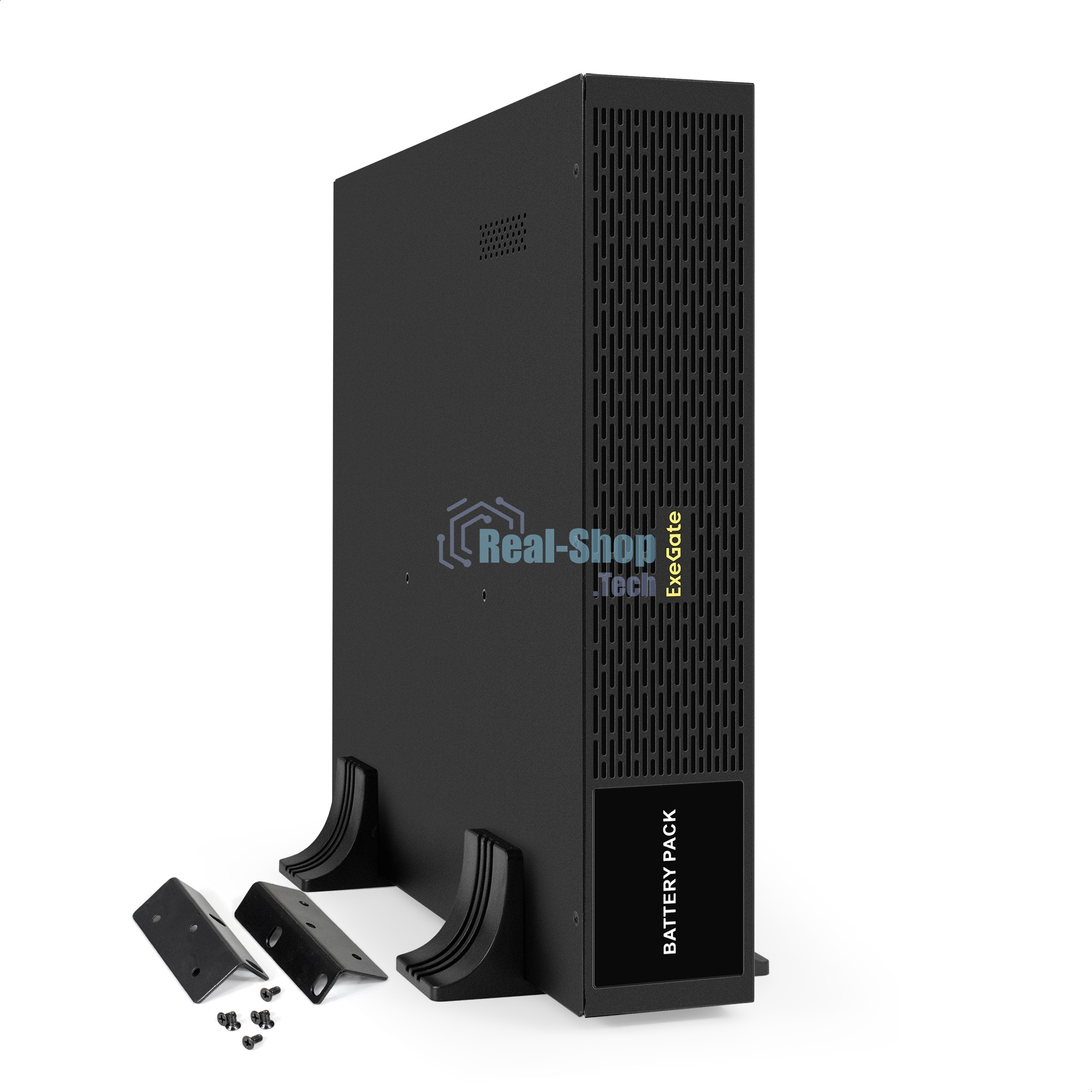 Батарейный блок ExeGate PowerExpert BX-2U5000.48V.8S9Ah для UHB-5000 (батареи 12V 9Ah - 8шт, Rackmount 2U/Tower, металлический корпус, черный)