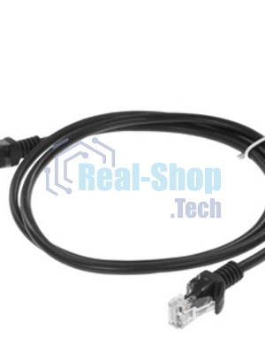 Патч-корд CCA light UTP Гарнизон PC-UTP-5e-1-BK cat.5e, 1м, литой, многожильный черный