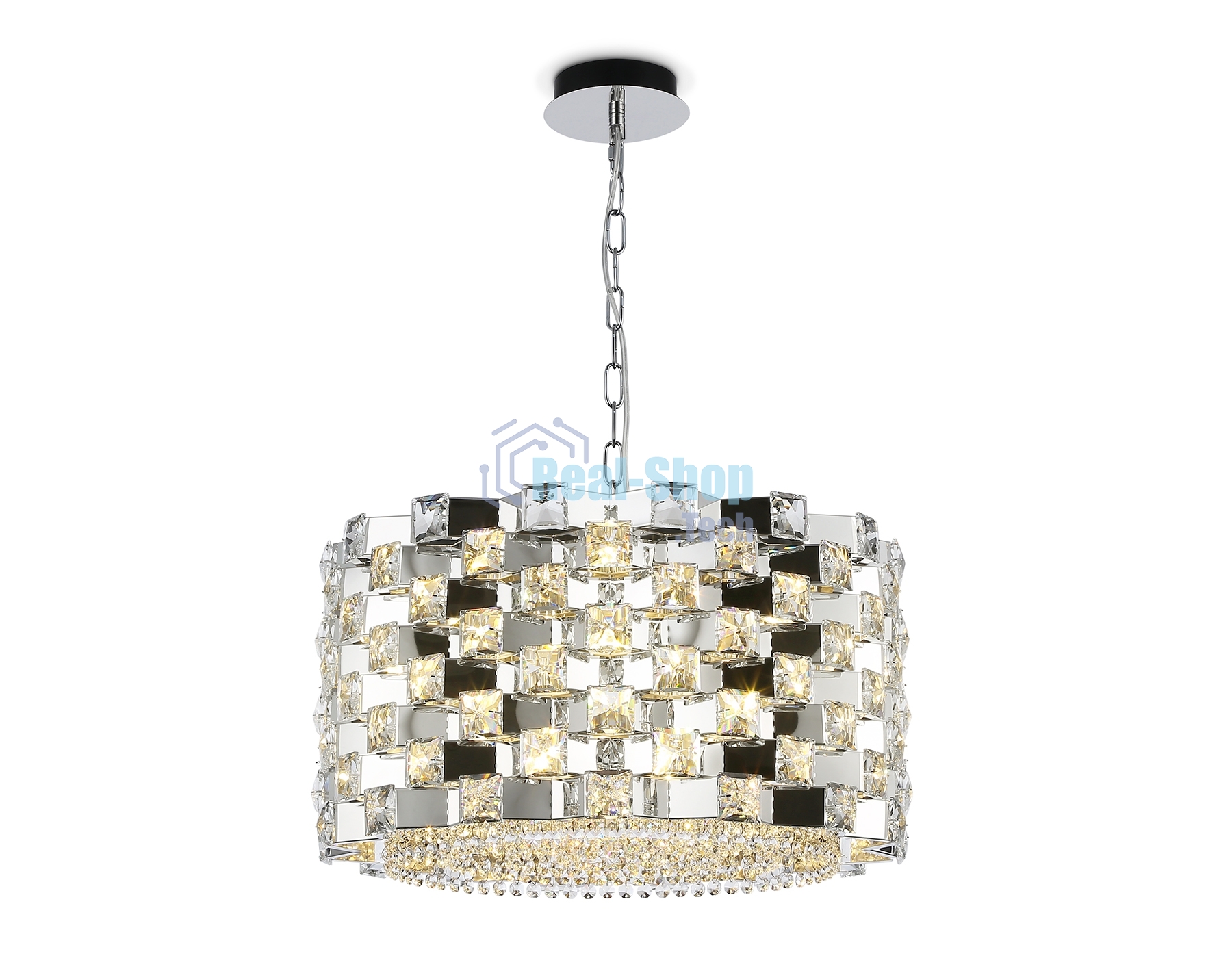 Люстра Ambrella light LH41001/12 CH/CL хром/прозрачный E14*12 max 40W D540*290