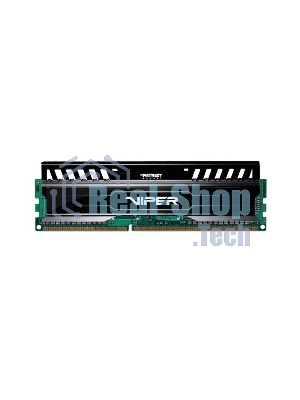 Оперативная память Patriot Viper 3, DDR3, 8GB (1x8 GB), 1600 MHz, CL10, DIMM, радиатор, черный