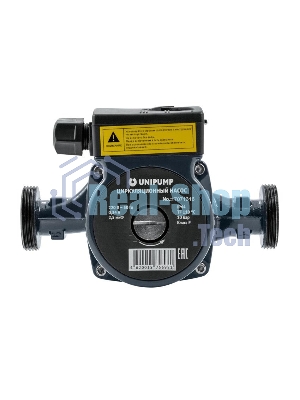 Насос циркуляц. UNIPUMP CP 32-40 180  (отопл.) 72 Вт. Напор 4м. 48 л/мин. 10 бар. Внеш резьба 2
