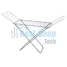 Сушилка для белья НИКА СБП1/С напольная 18 м,серебро