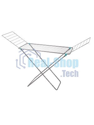 Сушилка для белья НИКА СБП1/С напольная 18 м,серебро