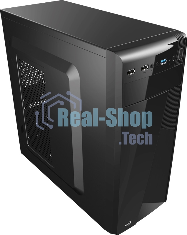 Компьютерный корпус Aerocool/Formula CS-1101 черный без БП ATX 2x120мм 1x140мм 2xUSB 2.0 1xUSB 3.0 audio