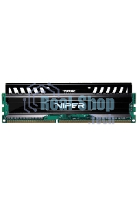 Оперативная память Patriot Viper 3, DDR3, 8GB (1x8 GB), 1600 MHz, CL10, DIMM, радиатор, черный