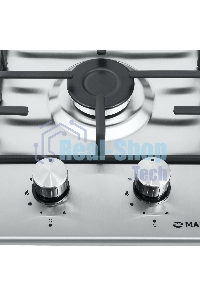 Газовая варочная панель Maunfeld EGHS.32.3ES/G, нержавеющая сталь