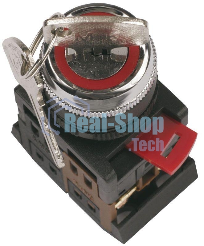 Переключатель AKS22 с ключ. 1-0. 1з+1р ИЭК BSW10-AKS-2-K02