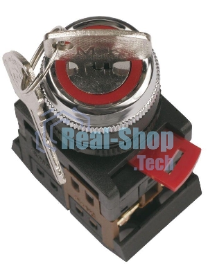 Переключатель AKS22 с ключ. 1-0. 1з+1р ИЭК BSW10-AKS-2-K02