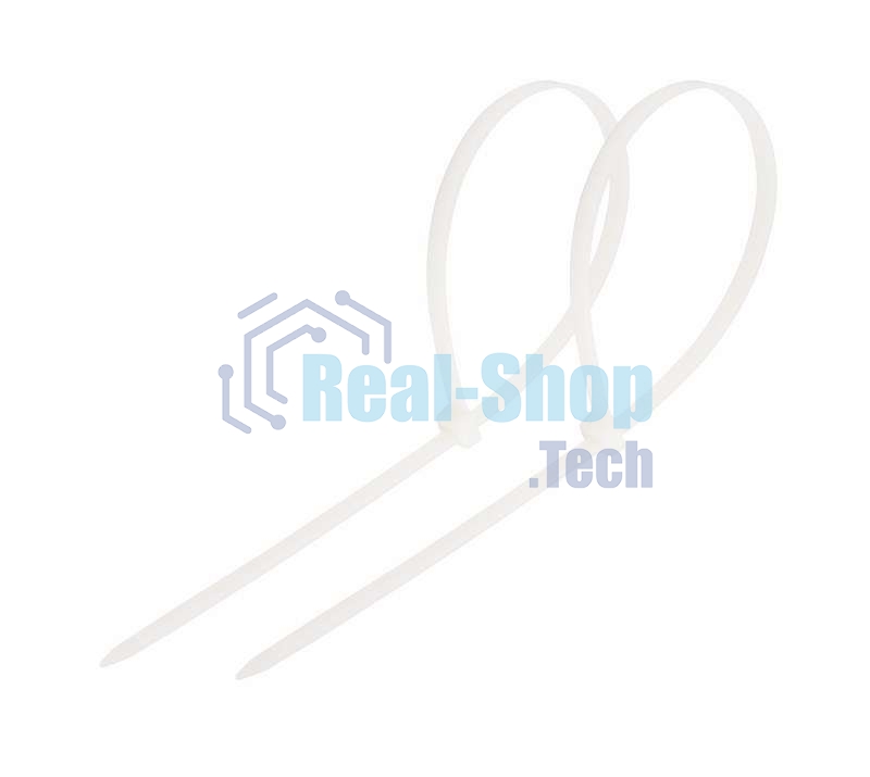 Хомут кабельный Rexant 7.6х200 нейл. белый (уп. 100 шт)