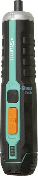 Отвертка аккумуляторная Sturm! CD3404U2,3,6В,micro USB,подсветка,индикат напр,набор бит,без ЗУ