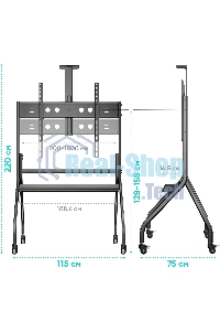 Подставка для телевизора ONKRON TS2080 черный 60