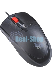 Мышь проводная Defender Icon MB-057 черный, 1000 dpi, USB, кнопки - 3