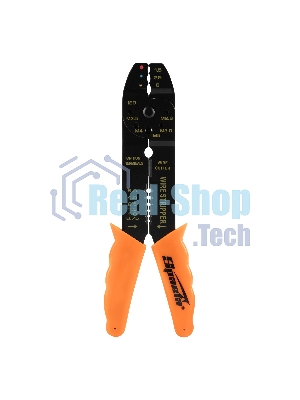 Щипцы Sparta 210 мм, для зачистки электропроводов и обжима контактных клемм, 1,5–6,5 мм