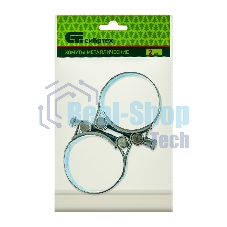 Хомуты металлические Сибртех силовые 52-55 мм, ширина 22 мм, шарнирные, W1, 2 шт. 47541