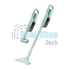 Пылесос вертикальный Galaxy Line GL 6221 салатовый, питание от аккумулятора, 130 Вт, уборка сухая, пылесборник 0.3 л, работа от АКБ max - 30 мин