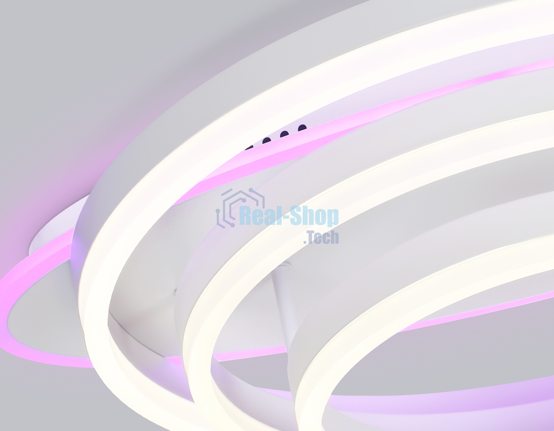 Светильник Ambrella light FA8522 WH белый 146W 3000K-6400K+RGB 560*500*150 (ПДУ РАДИО 2.4G)