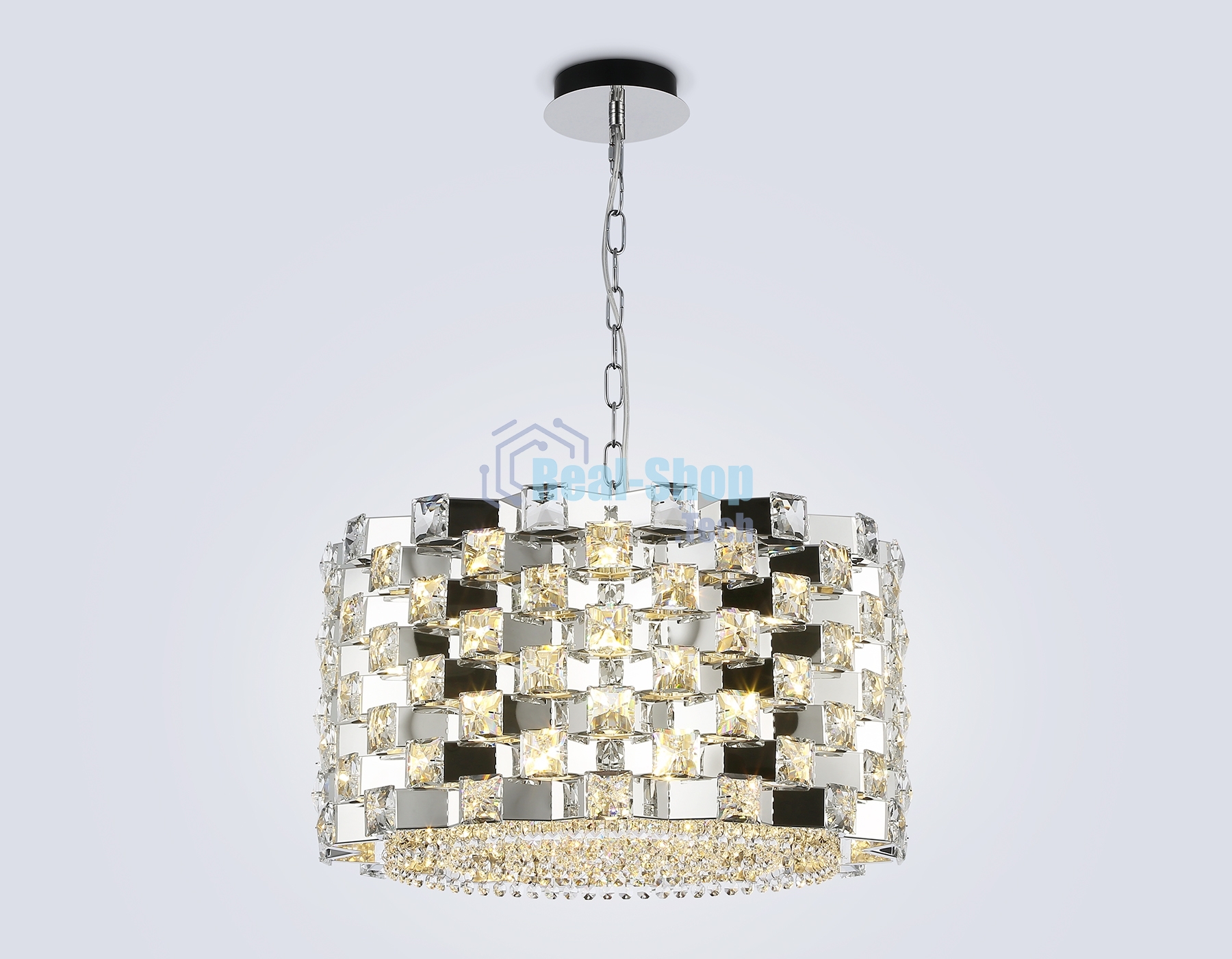 Люстра Ambrella light LH41001/12 CH/CL хром/прозрачный E14*12 max 40W D540*290
