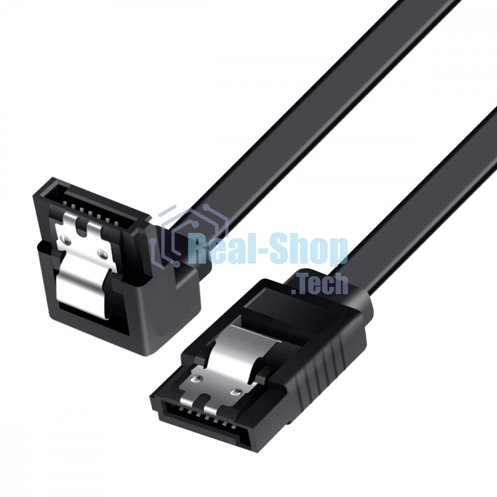 Кабель SATA (M)-SATA (M) 0.5M 00-00035631 черный GoPower