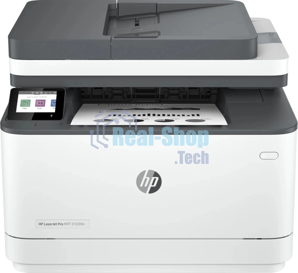 МФУ лазерное HP LaserJet Pro 3103fdn (3G631A), A4, ч/б, печ. 33 стр/мин., скан. до 19 стр/мин. (ч/б) 8 стр/мин. цвет, 1200x1200 dpi, USB, Ethernet