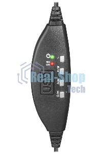 Гарнитура проводная Defender Gryphon 750U USB, черный, 1.8м кабель