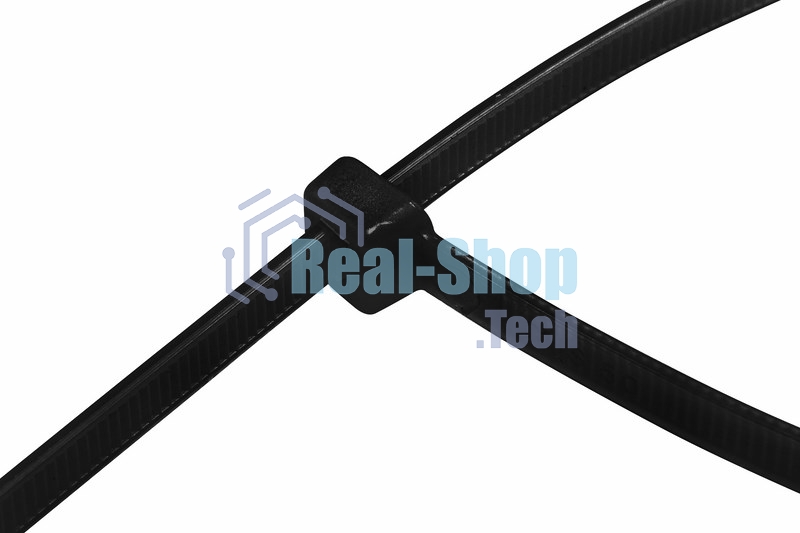 Хомут-стяжка кабельная нейлоновая Rexant 500 x7,6 мм, черная, упаковка 100 шт.