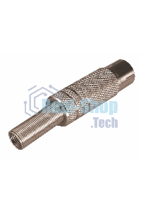 Разъем гнездо TV никель c пружиной Rexant