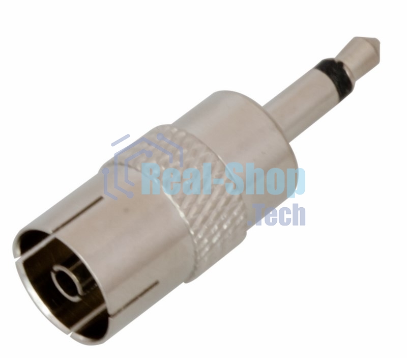 Переход штекер 3.5 м м mono-гнездо TV Rexant