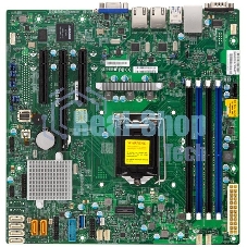 Материнская плата SuperMicro MBD-X11SSL-F-B Soc-1151 iC232 mATX 4xDDR4 6xSATA3 SATA RAID i210AT 2хGgbEth bulk