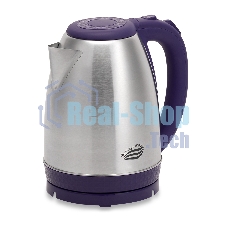 Чайник электрический Великие реки Амур-1 фиолетовый, 1,8л, нержавейка