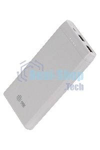 Портативный аккумулятор Cactus CS-PBFSMT-10000 10000mAh 2.1A 2xUSB белый