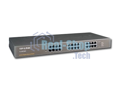 Коммутатор сетевой TP-Link SMB TL-SG1024 Коммутатор 24LAN 10/100/1000Mb/s Unmanagersd Gigabit Rackmount Switch