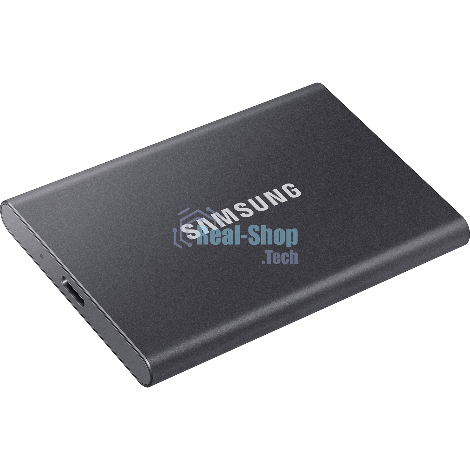 Внешний SSD Samsung T7, 1TB, USB 3.2 Gen 2 Type-C, R/W 1050/1000, серый